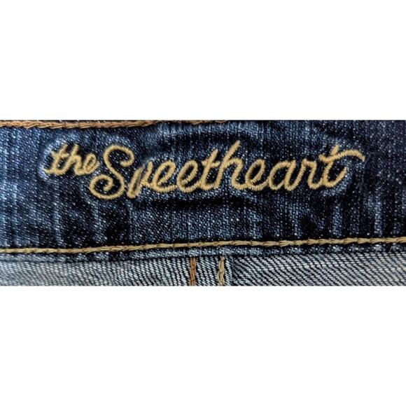 Old Navy Jeans Womens 20 Blue The Sweetheart Mid Rise Bootcut Dark Wash Denim - Picture 4 of 8